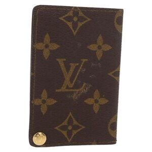LOUIS VUITTON Monogram Porto Cartes Crdit Pression Card Case